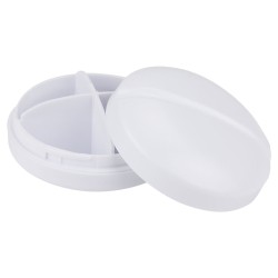 Pastillero con 4 compartimentos.