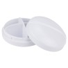 Pastillero con 4 compartimentos.
