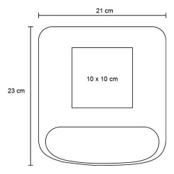 Mousepad Wriste - O 104