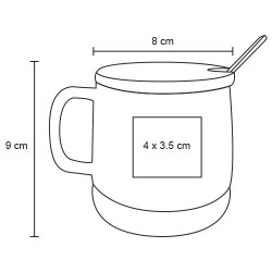 Taza Caliz Gris - HO 026P