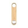 Destapador de madera con interior metálico.