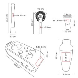 Set Shaker Mixare - BAR 042