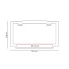 Porta Placa - PRO 025