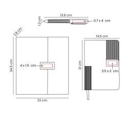 Set de Libreta Dickens - HL 9106
