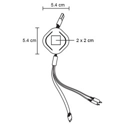 Cable Multifuncional Silver - SO 114