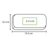 Estuche Metálico Rectangular - I-003