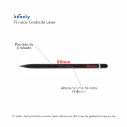 Bolígrafo Infinity - INF-MET