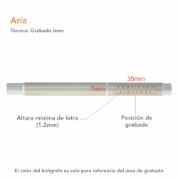 Bolígrafo Aria - ARI-MET