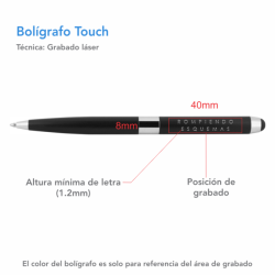 Bolígrafo Touch - TOU-MET
