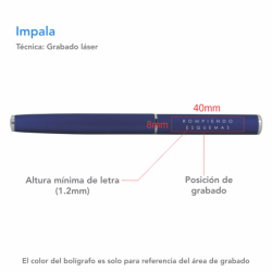 Bolígrafo Impala - IMP-MET