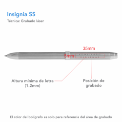Bolígrafo Insignia S.S. - ISS-MET