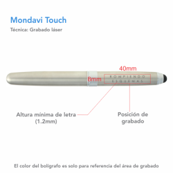 Bolígrafo Mondavi Touch - MDV-TOU