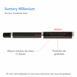 Bolígrafo Suntory Millenium - SMI-MET