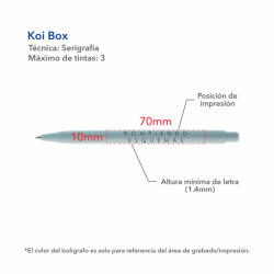 Bolígrafo Koi Box - KBO-SON