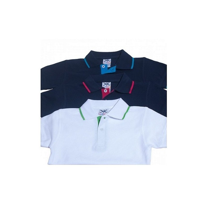 Playera Polo Combinada para Niños
