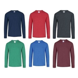 Playera Manga Larga para Caballero 155gr - C0354