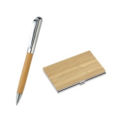 Set de Pluma y Tarjetero Daraya | Personalizado con tu Logo | Mix