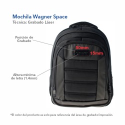Mochila Wagner Space | Personalizada con tu Logo
