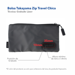 Bolsa Takayama Zip Travel Chica - BOL-ZTC