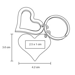 Llavero Metálico Love - MK 020