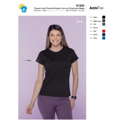 Playera Cuello Redondo para Dama