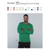 Playera Peso Completo Cuello Redondo Manga Larga para Caballero