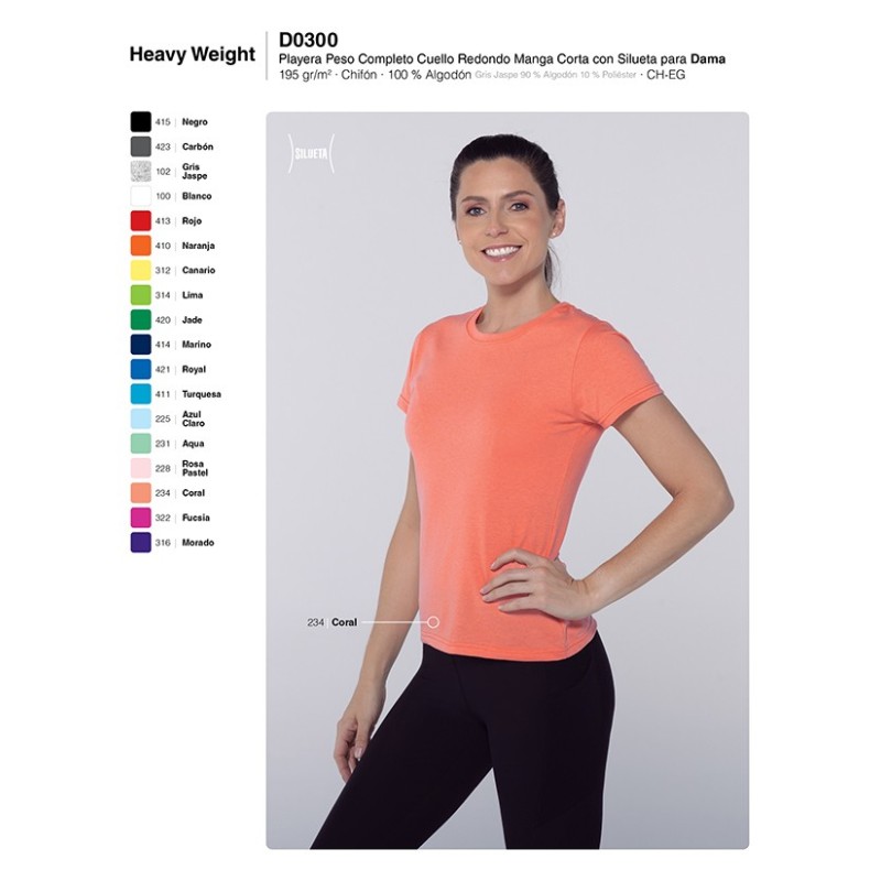 Playera Silueta Dama