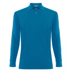 Playera Waffle Polo Manga Larga Caballero - MA704