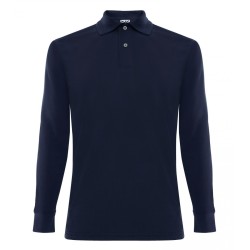 Playera Waffle Polo Manga Larga Caballero - MA704