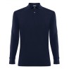 Playera Waffle Polo Manga Larga Caballero - MA704