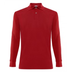 Playera Waffle Polo Manga Larga Caballero - MA704