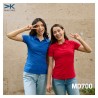Playera Polo Waffle Dama