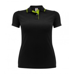 Playera Waffle Polo Combinada Dama - MD710