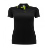 Playera Waffle Polo Combinada Dama - MD710