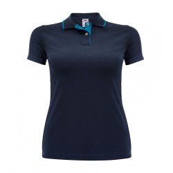Playera Waffle Polo Combinada Dama - MD710