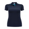 Playera Waffle Polo Combinada Dama - MD710