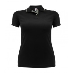 Playera Waffle Polo Combinada Dama - MD710