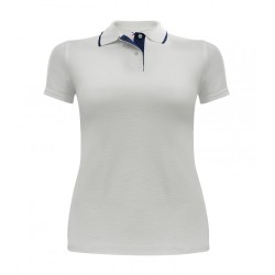 Playera Waffle Polo Combinada Dama - MD710