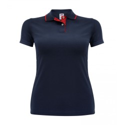 Playera Waffle Polo Combinada Dama - MD710