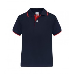 Playera Polo Combinada para Niños - MD710