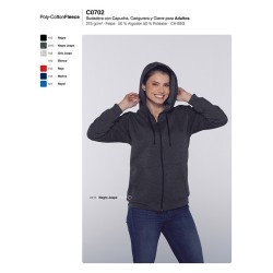 Sudadera con Cierre Unisex