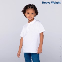 Playera Tipo Polo Manga Corta Unisex para Niños