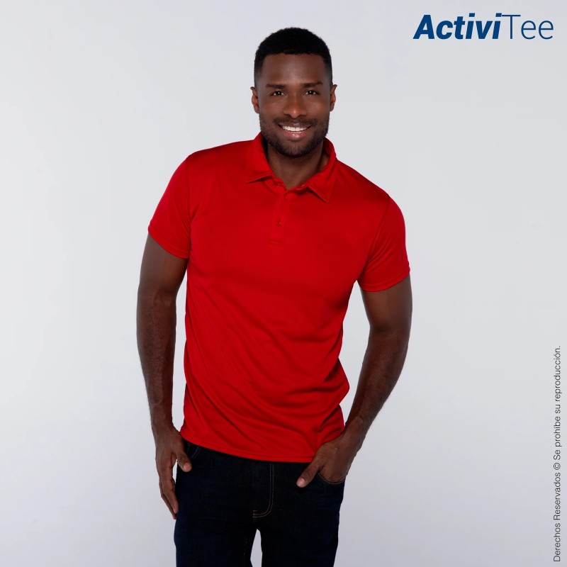 Playera Tipo Polo Manga Corta para Caballero