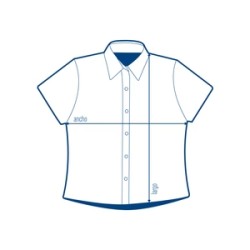 Blusa Oxford Silueta Dama - D0604