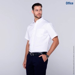 Camisa de Gabardina Manga Corta para Caballero - C0606