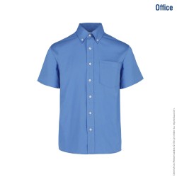 Camisa de Gabardina Manga Corta para Caballero - C0606