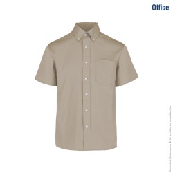 Camisa de Gabardina Manga Corta para Caballero - C0606