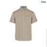 Camisa de Gabardina Manga Corta para Caballero - C0606