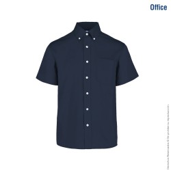 Camisa de Gabardina Manga Corta para Caballero - C0606