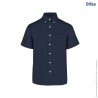 Camisa de Gabardina Manga Corta para Caballero - C0606